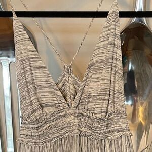 Free People Beach Romper in heathered grey